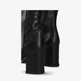 Black Leather Boot M7207A