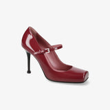 Mary Jane Pumps Red M7227A