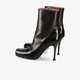 Black Leather Boots M7229B