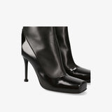 Black Leather Boots M7229B