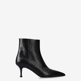 Black Leather Boots M7239A