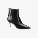 Black Leather Boots M7239A