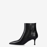 Black Leather Boots M7239A