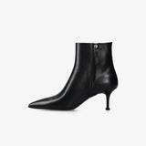 Black Leather Boots M7239A