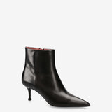 Black Leather Boots M7239A