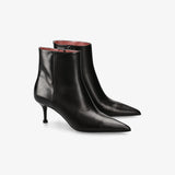 Black Leather Boots M7239A