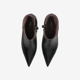 Black Leather Boots M7239A