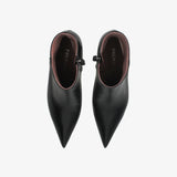 Black Leather Boots M7239A