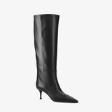 Black Leather Boots M7240A