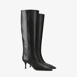 Black Leather Boots M7240A