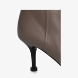 Taupe Leather Boots M7240I