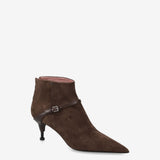 Brown Leather Boots M7242A