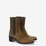 Suede Chelsea Boots Mud - Premiata