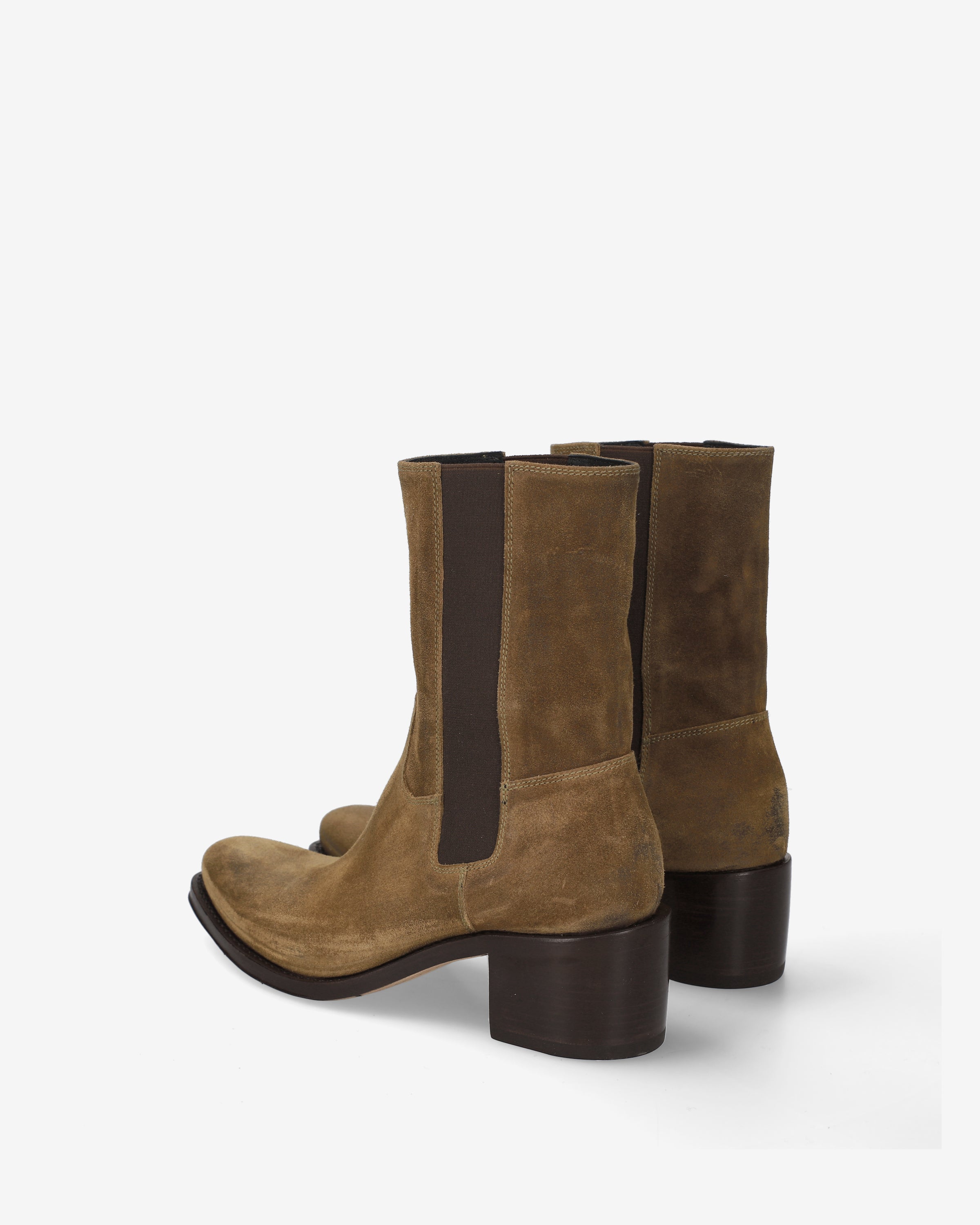 Suede Chelsea Boots Mud - Premiata