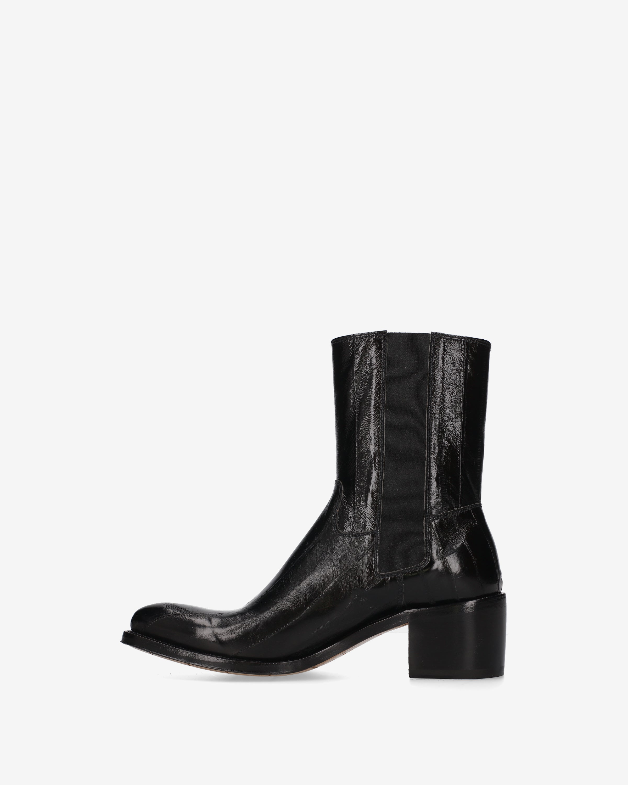 Eel Leather Chelsea Boots Black - Premiata