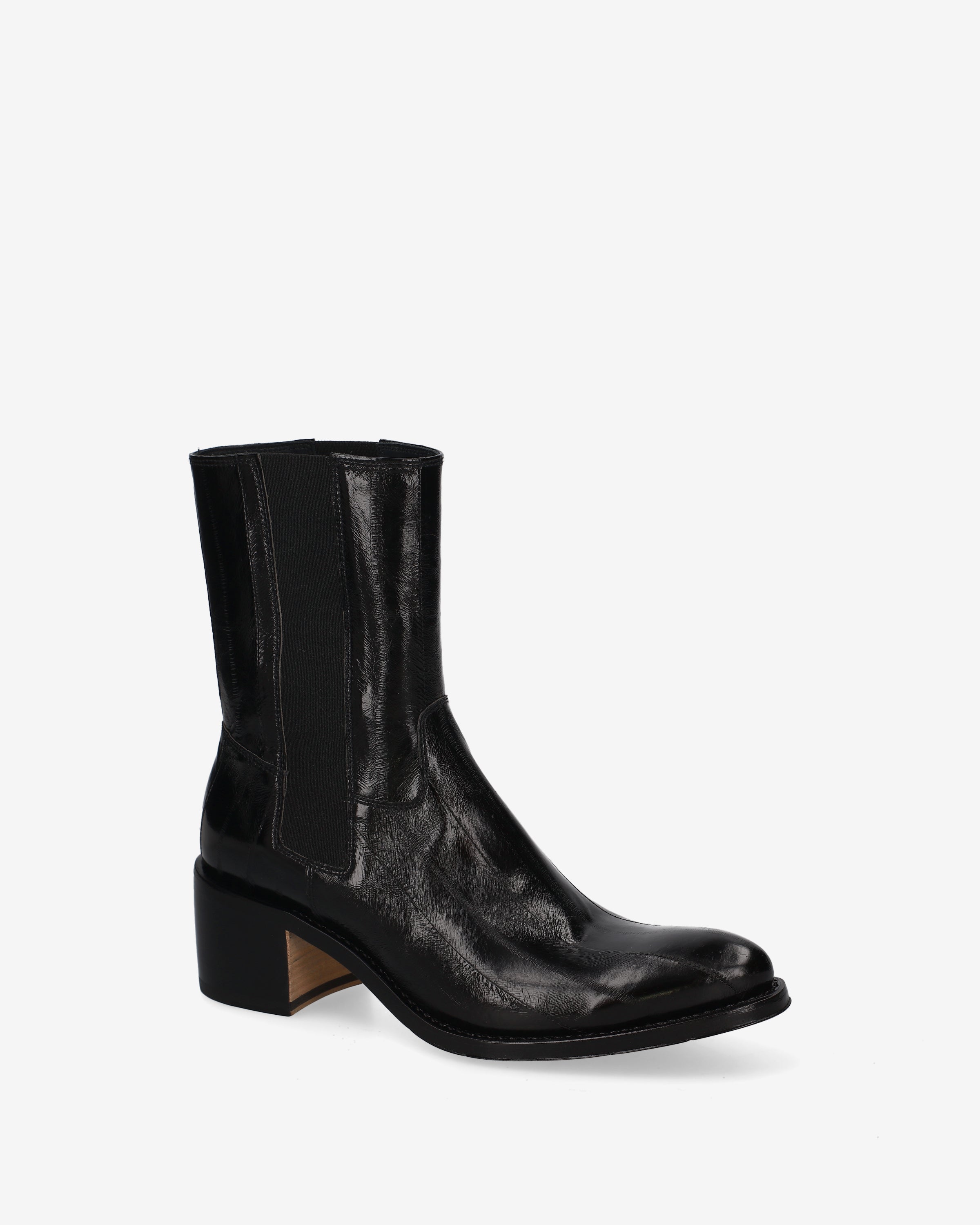 Eel Leather Chelsea Boots Black - Premiata