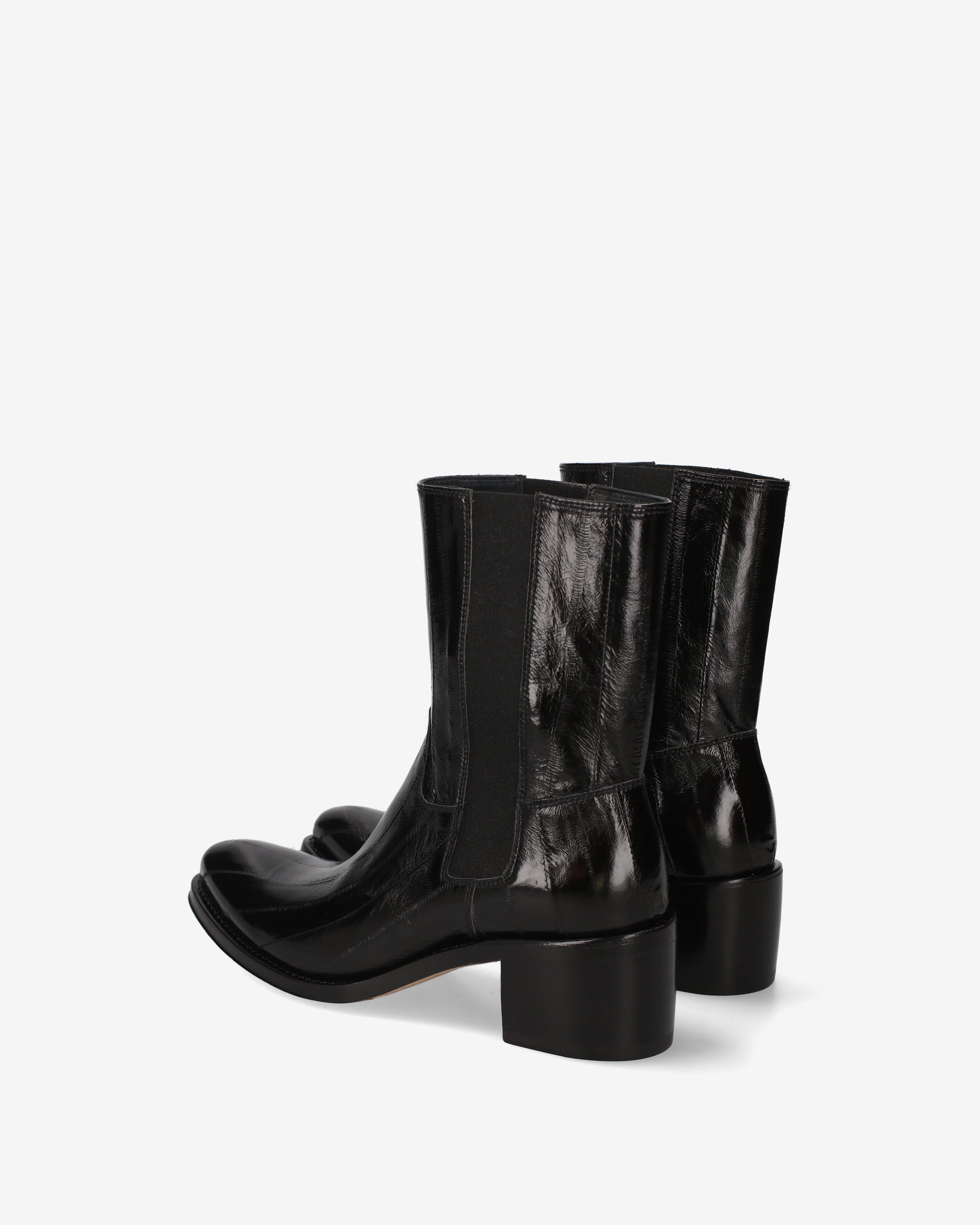 Eel Leather Chelsea Boots Black - Premiata