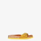 Pony-skin slippers