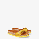 Pony-skin slippers
