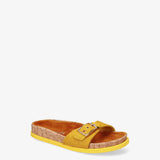 Pony-skin slippers