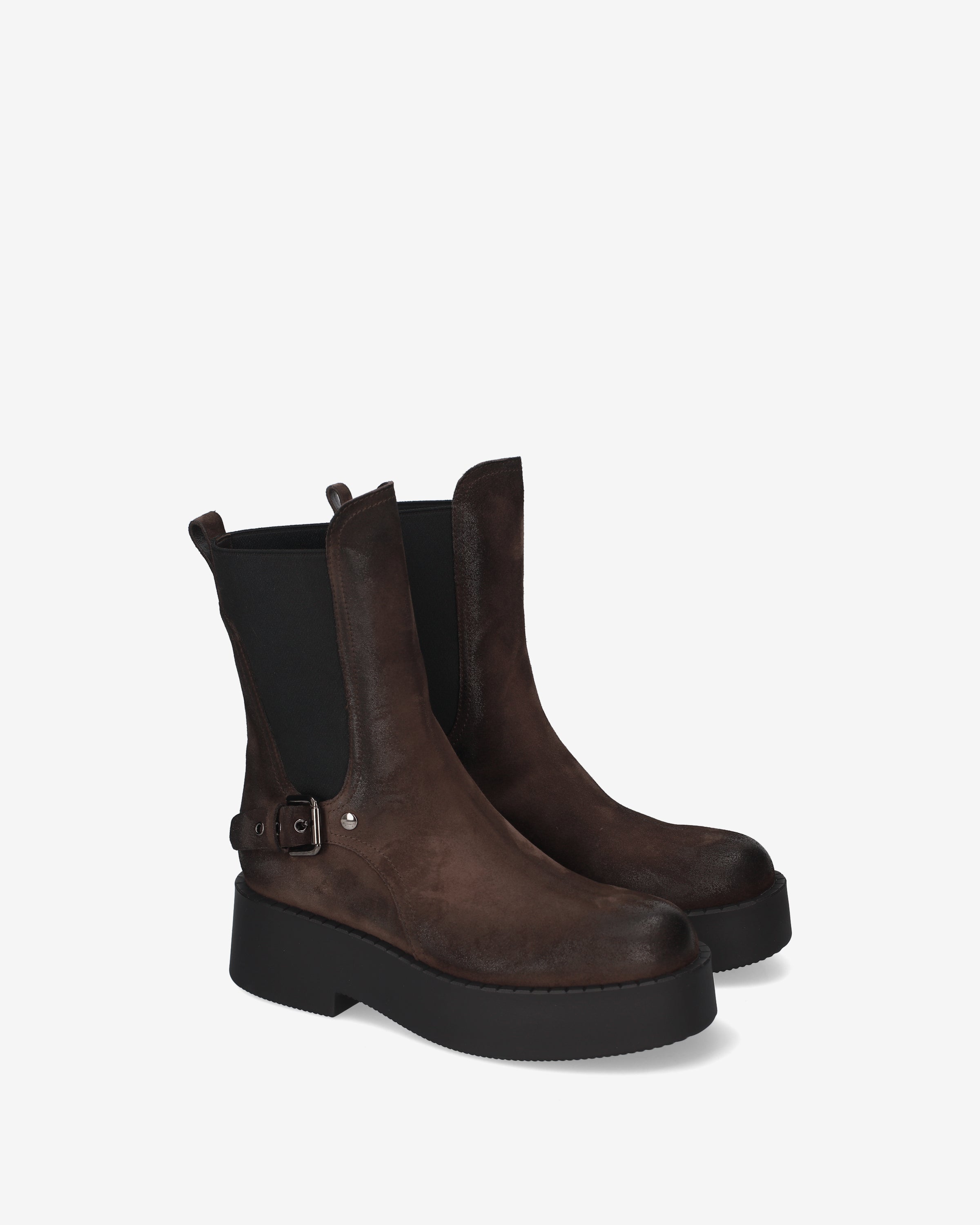 Platform Chelsea Boots Mocha
