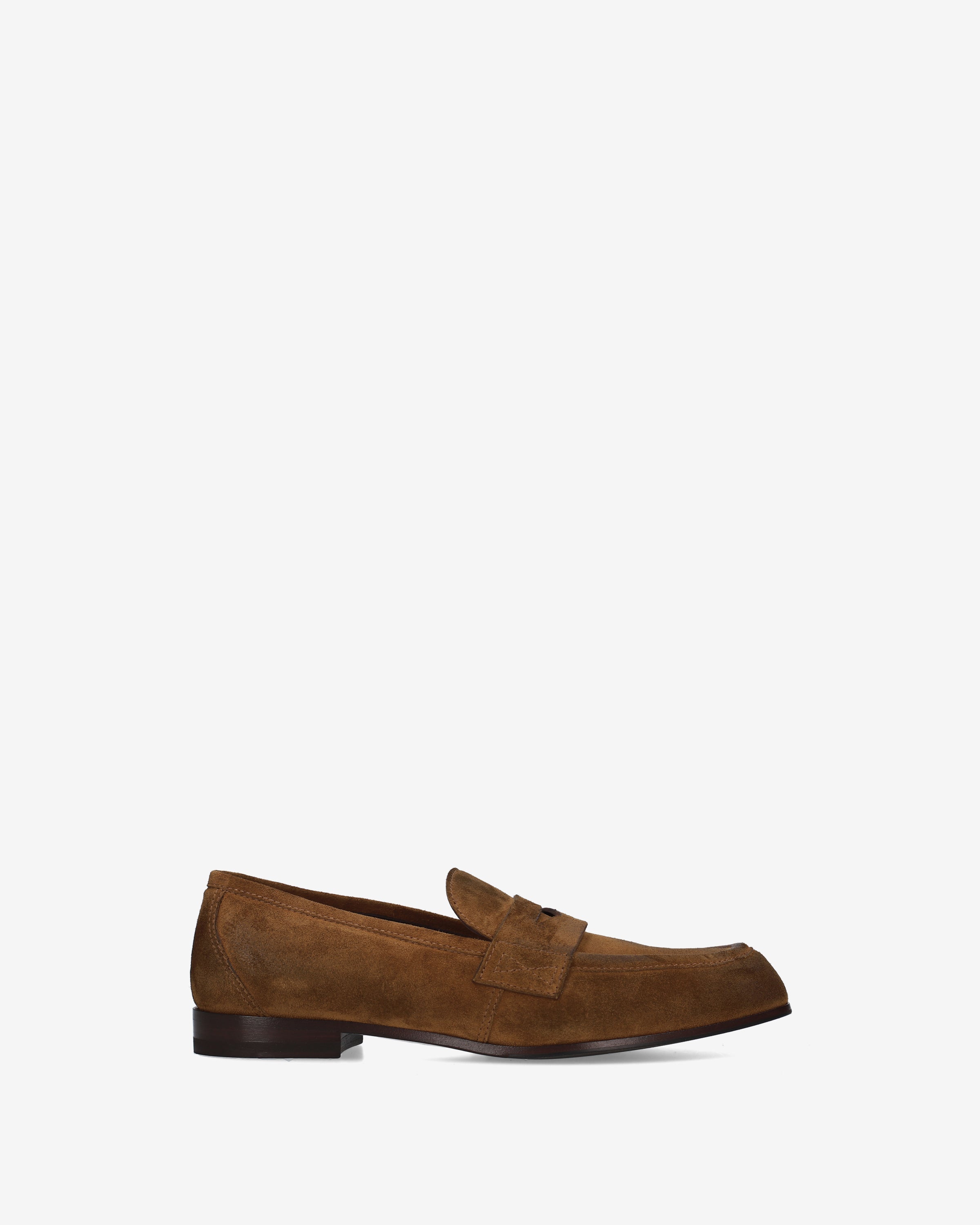 Suede Loafers Tobacco
