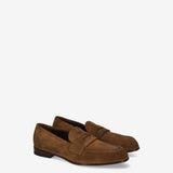 Suede Loafers Tobacco