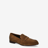 Suede Loafers Tobacco