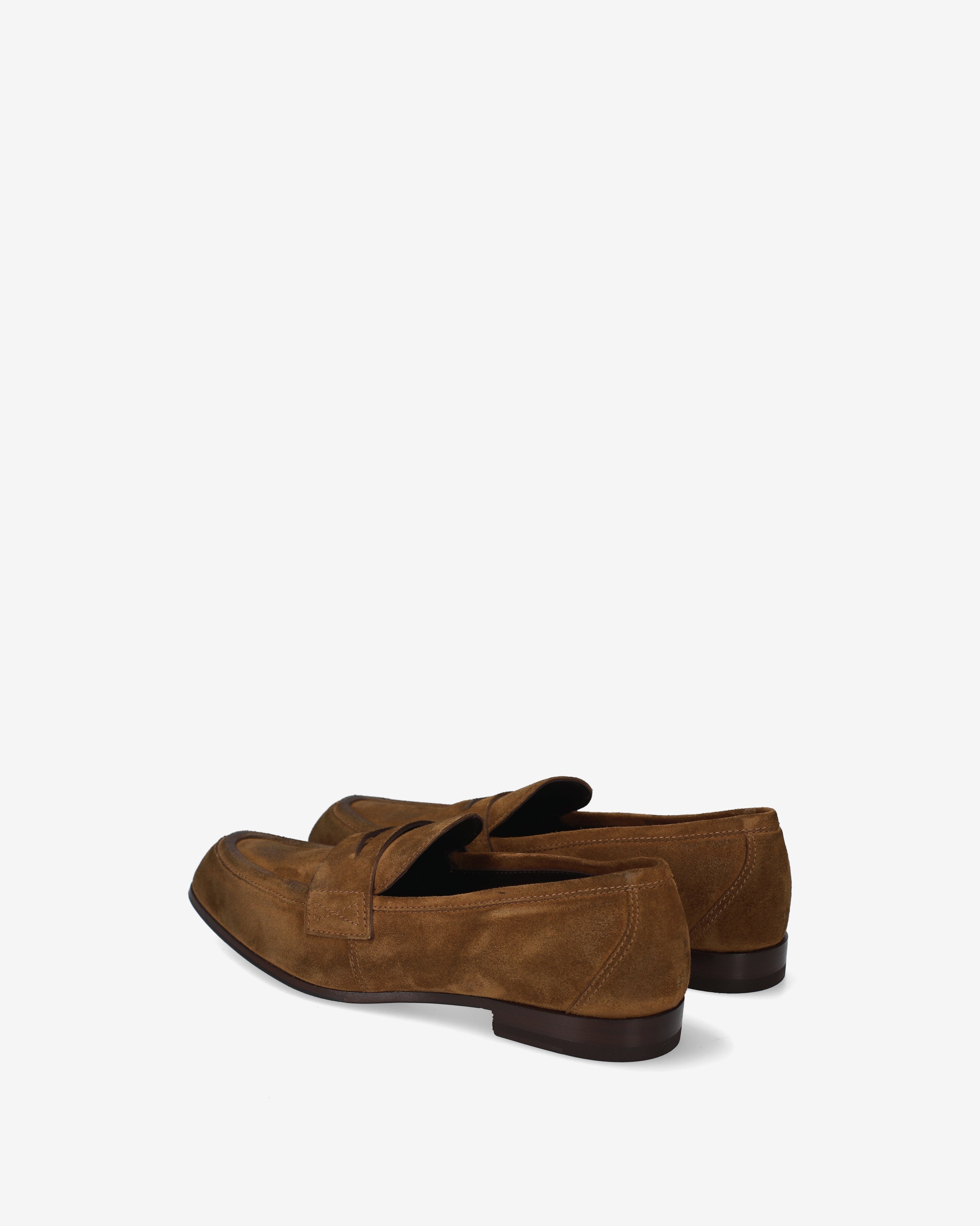 Suede Loafers Tobacco