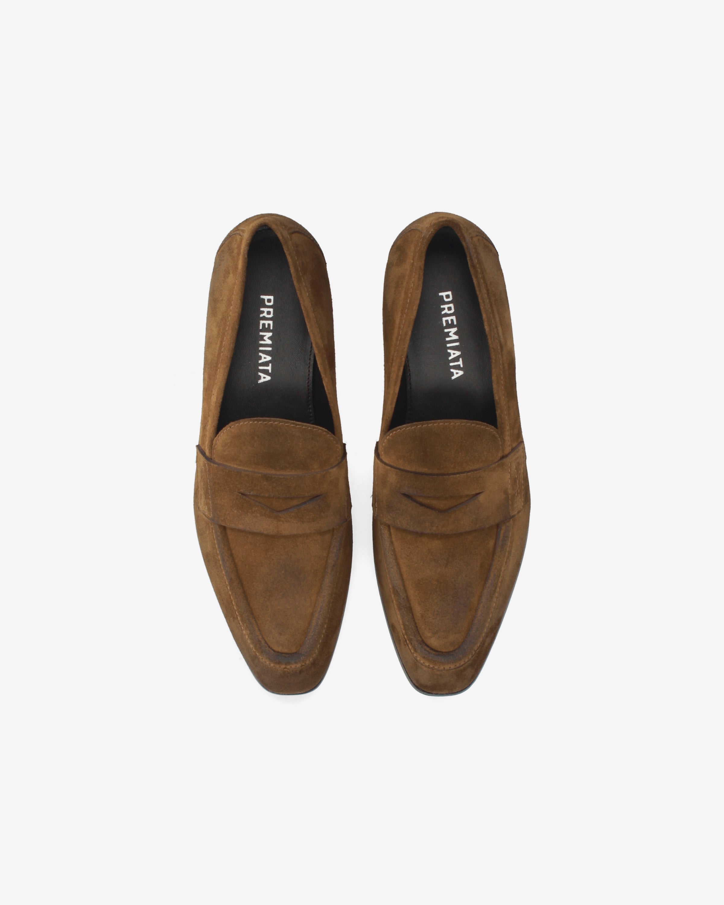 Suede Loafers Tobacco