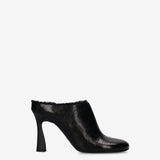 Shearling Mules Black