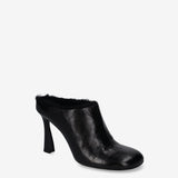 Shearling Mules Black