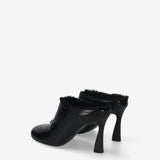 Shearling Mules Black