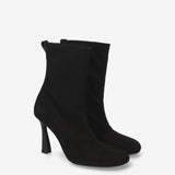 Stretch Ankle Boots Black