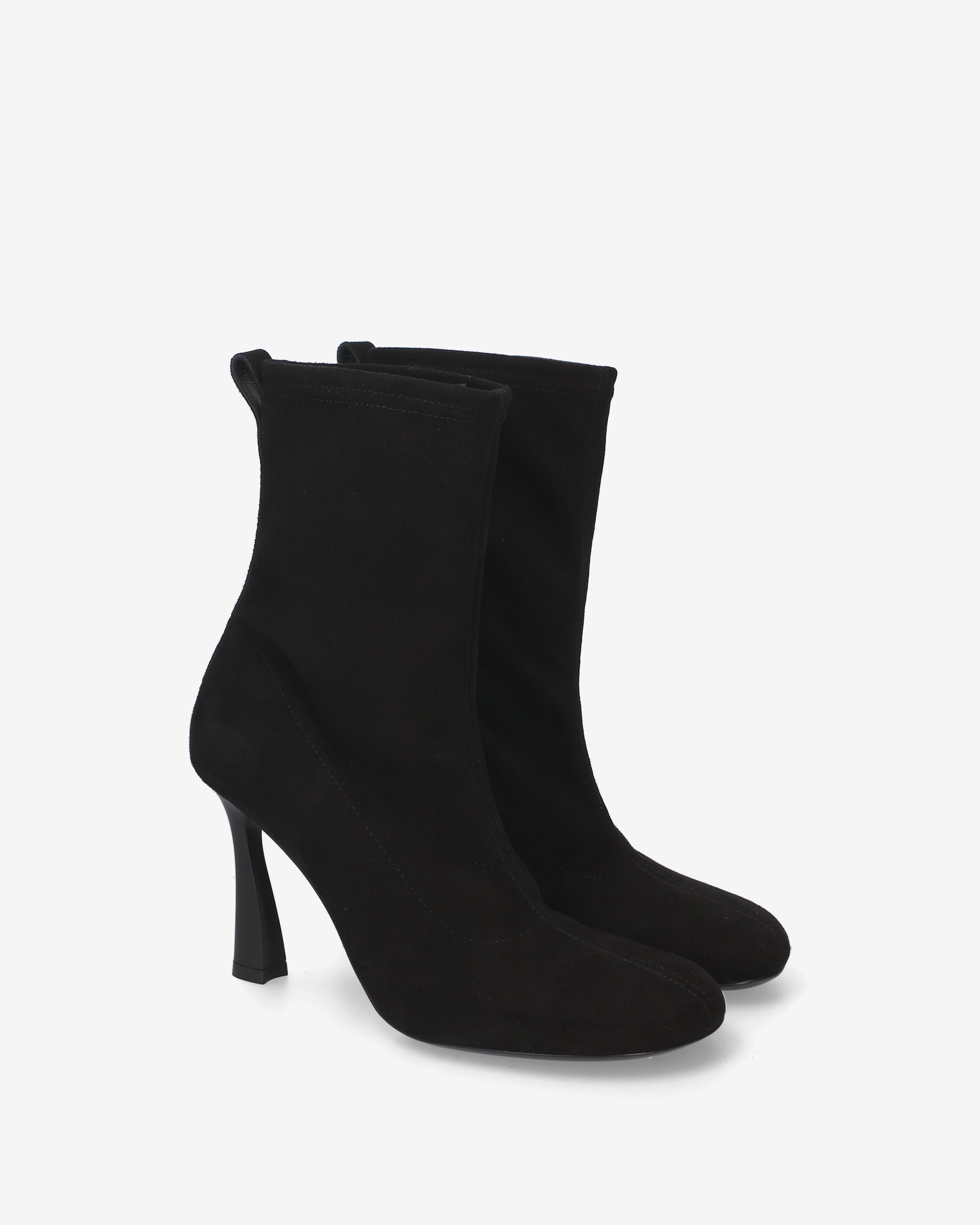 Stretch Ankle Boots Black