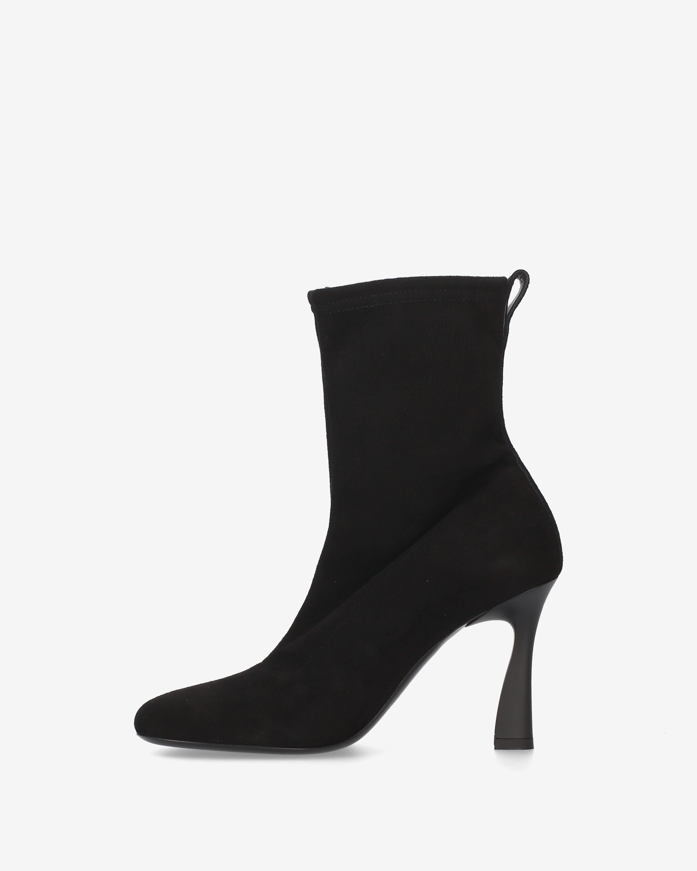 Stretch Ankle Boots Black