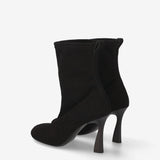 Stretch Ankle Boots Black