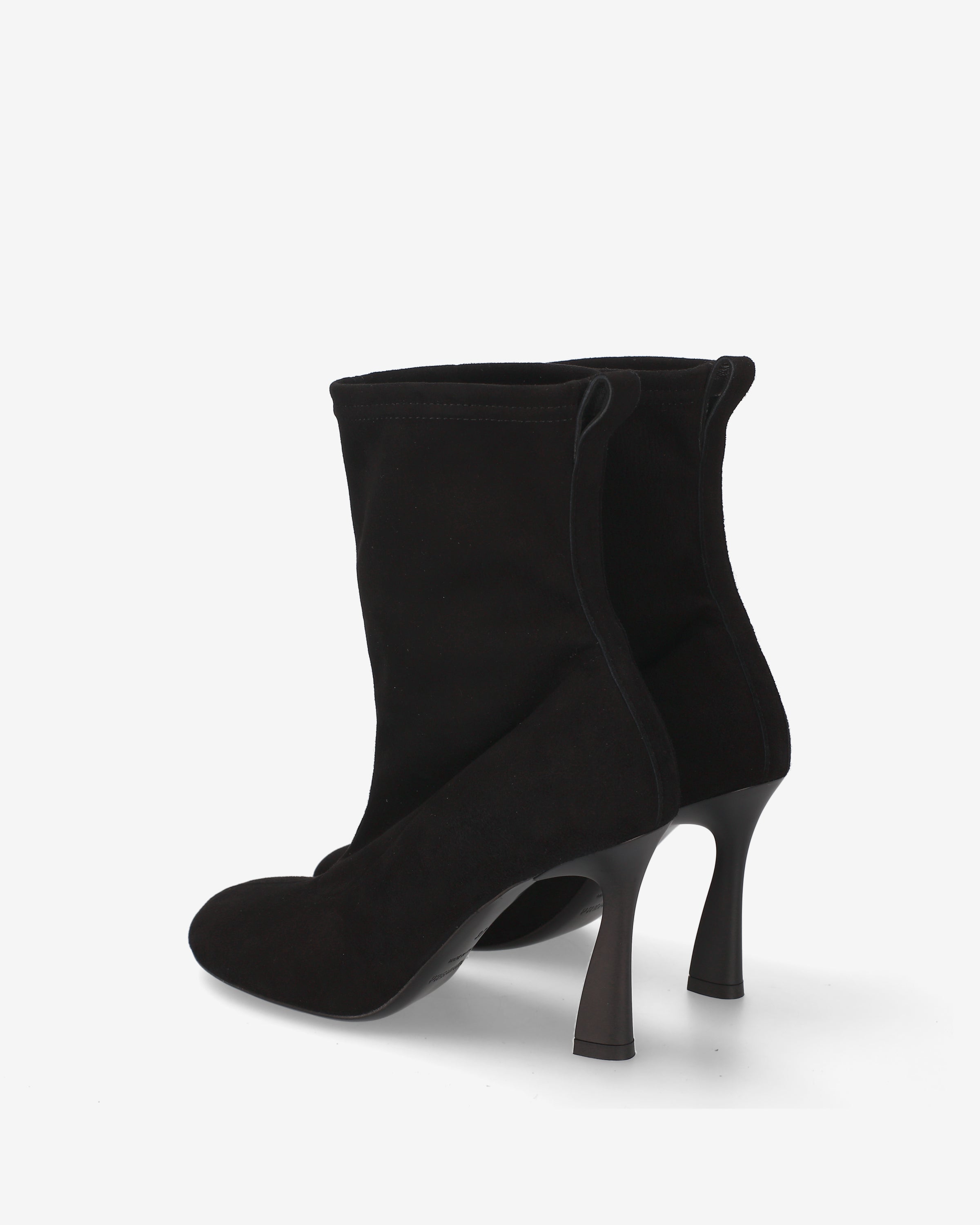 Stretch Ankle Boots Black
