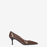 Patent Leather Pumps Brown
