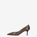 Patent Leather Pumps Brown