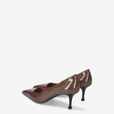 Patent Leather Pumps Brown