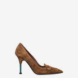 Suede Pumps Tobacco