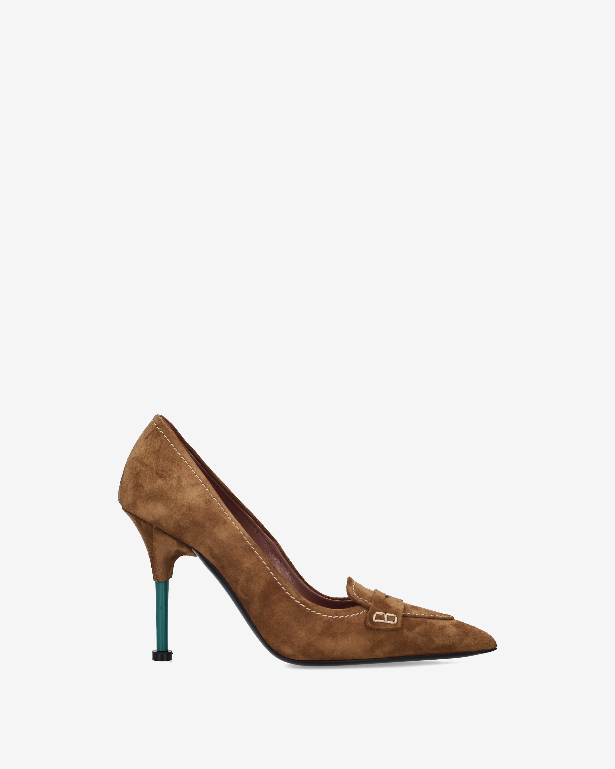 Suede Pumps Tobacco