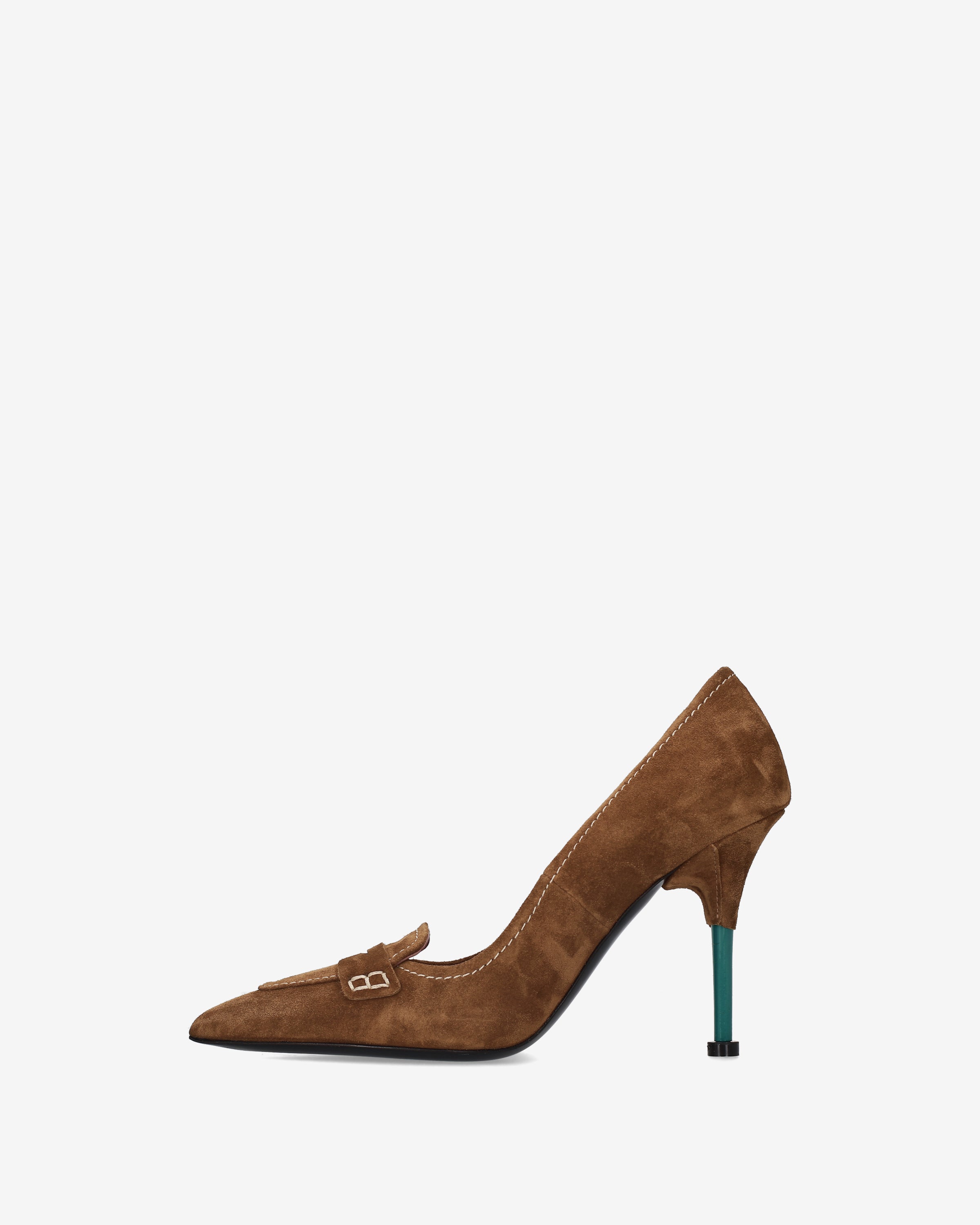 Suede Pumps Tobacco