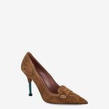 Suede Pumps Tobacco
