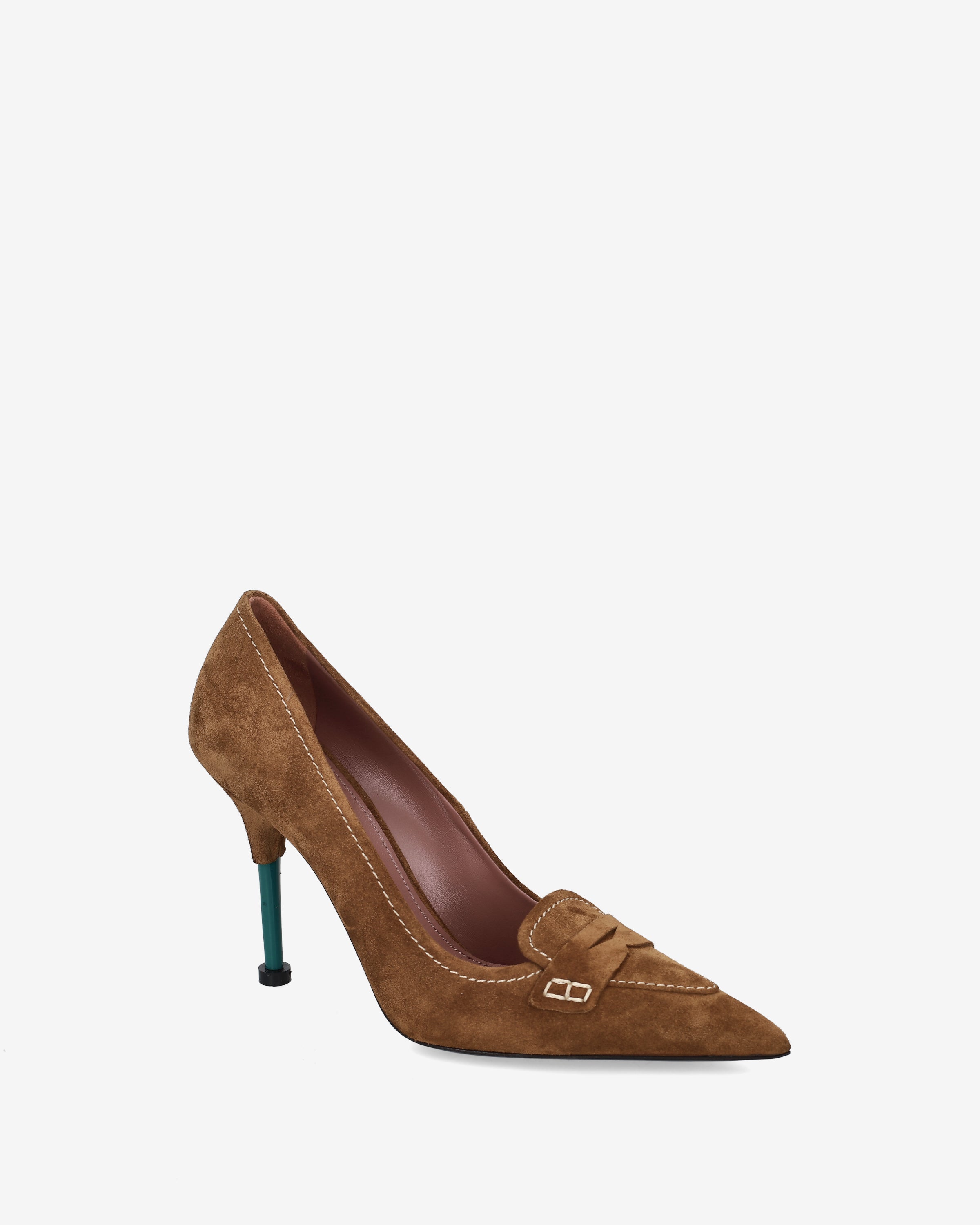 Suede Pumps Tobacco