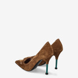 Suede Pumps Tobacco