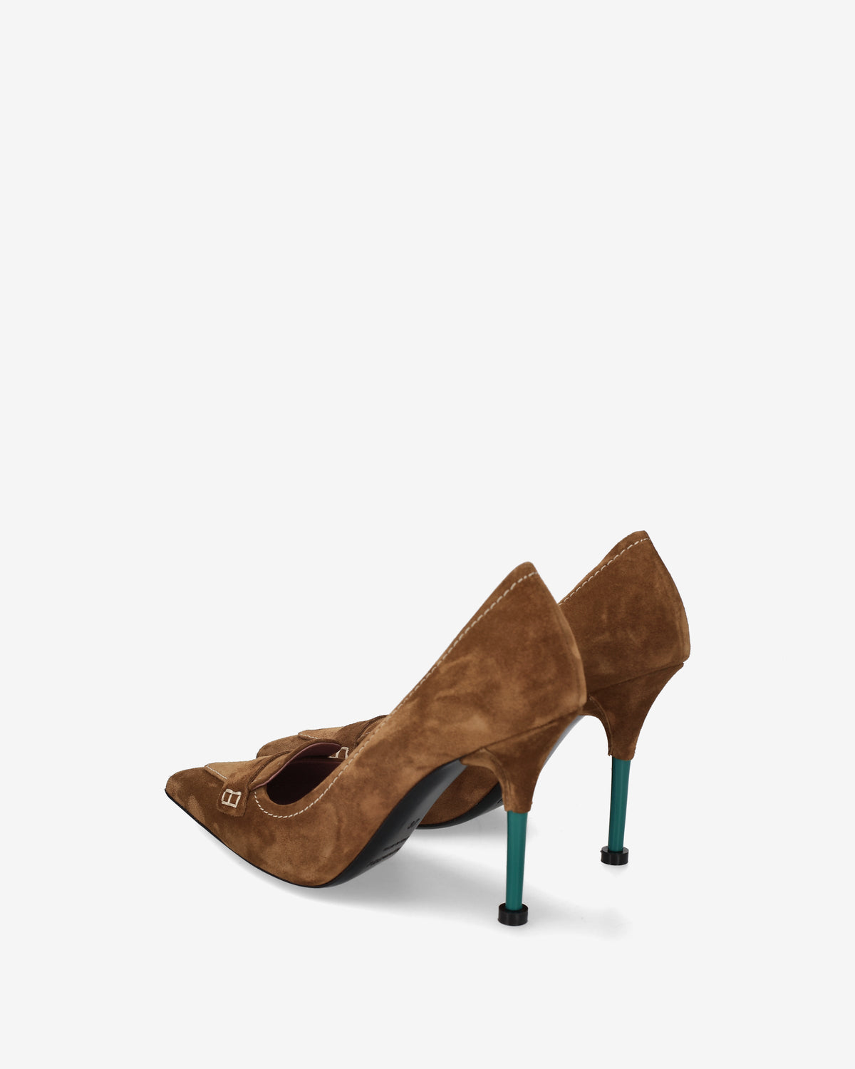 Suede Pumps Tobacco