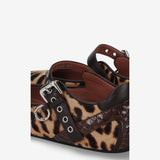 Pony Hair Mary Jane Ballet Flats Leopard