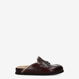 Shearling Mules Brown